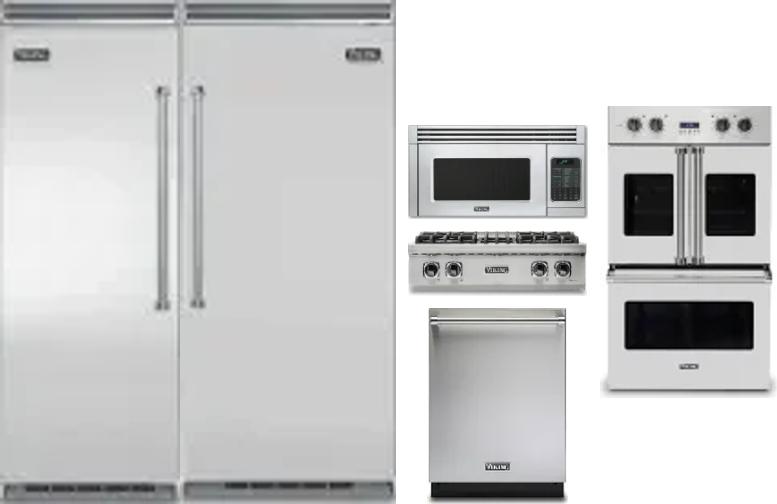 6 Piece Package Includes Refrigerator, Freezer, Cooktop, Wall Oven, Microwave And Dishwasher