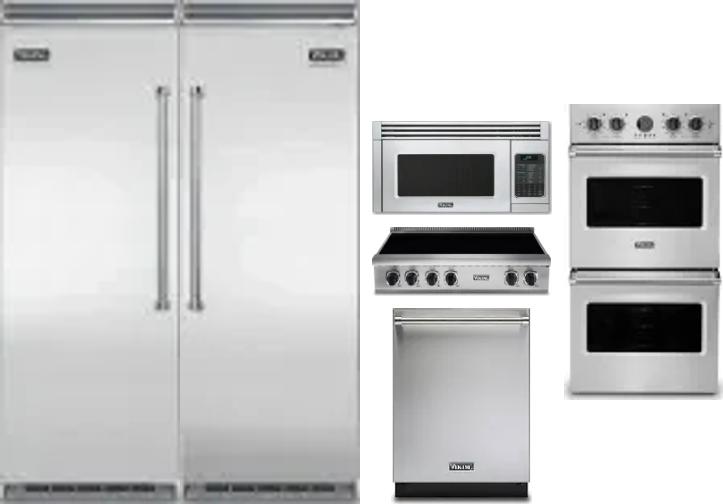 6 Piece Package Includes Refrigerator, Freezer, Cooktop, Wall Oven, Microwave And Dishwasher