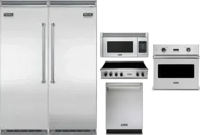 6 Piece Package Includes Refrigerator, Freezer, Cooktop, Wall Oven, Microwave And Dishwasher