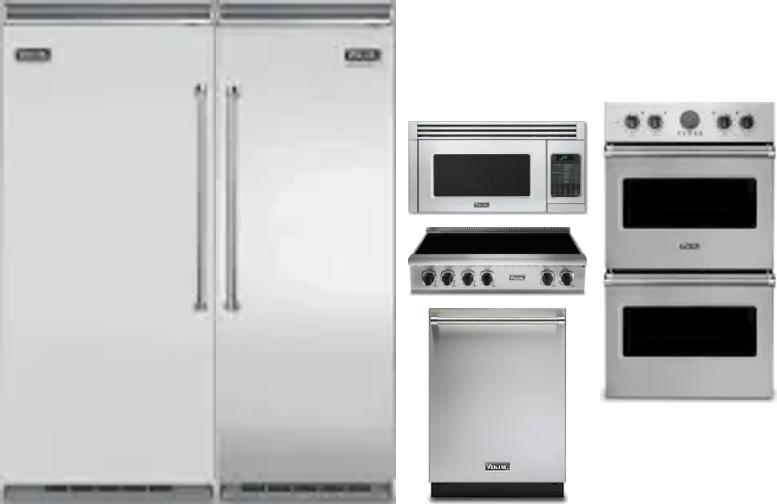 6 Piece Package Includes Refrigerator, Freezer, Cooktop, Wall Oven, Microwave And Dishwasher