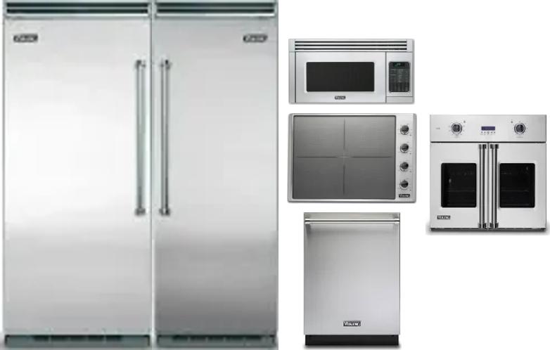 6 Piece Package Includes Refrigerator, Freezer, Cooktop, Wall Oven, Microwave And Dishwasher