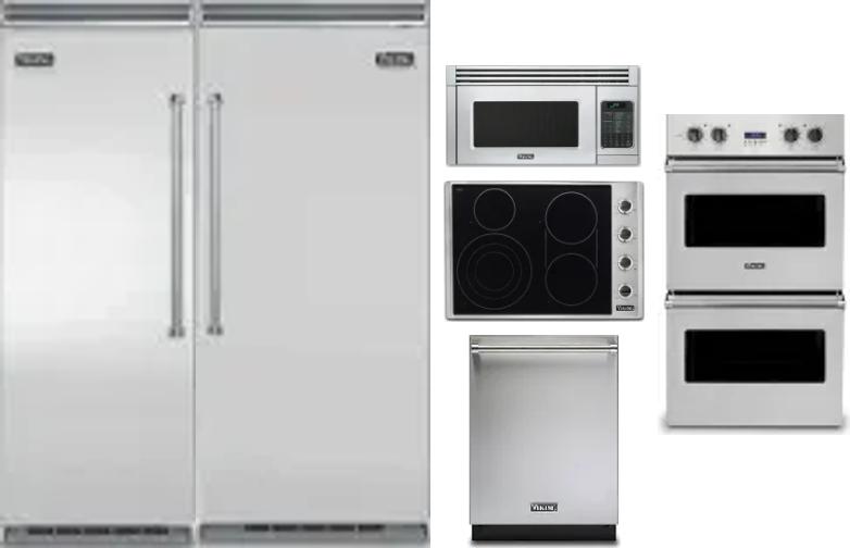 6 Piece Package Includes Refrigerator, Freezer, Cooktop, Wall Oven, Microwave And Dishwasher
