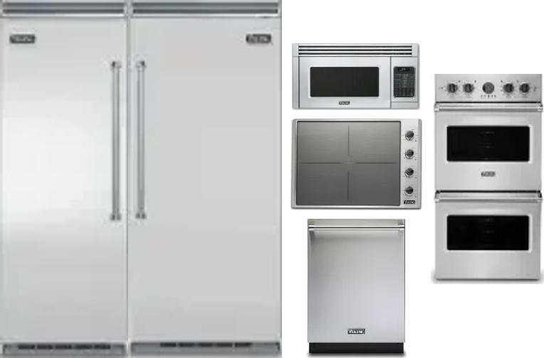 6 Piece Package Includes Refrigerator, Freezer, Cooktop, Wall Oven, Microwave And Dishwasher