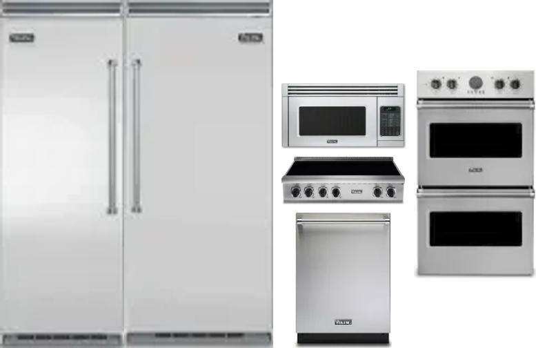 6 Piece Package Includes Refrigerator, Freezer, Cooktop, Wall Oven, Microwave And Dishwasher