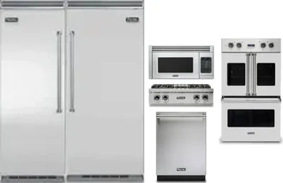 6 Piece Package Includes Refrigerator, Freezer, Cooktop, Wall Oven, Microwave And Dishwasher