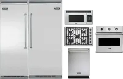 6 Piece Package Includes Refrigerator, Freezer, Cooktop, Wall Oven, Microwave And Dishwasher