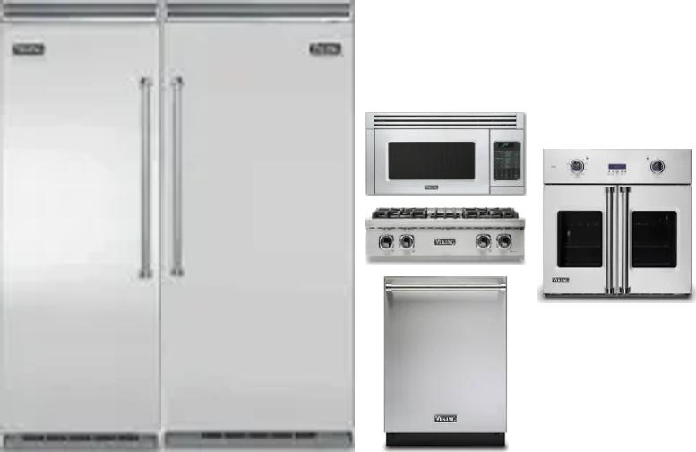 6 Piece Package Includes Refrigerator, Freezer, Cooktop, Wall Oven, Microwave And Dishwasher