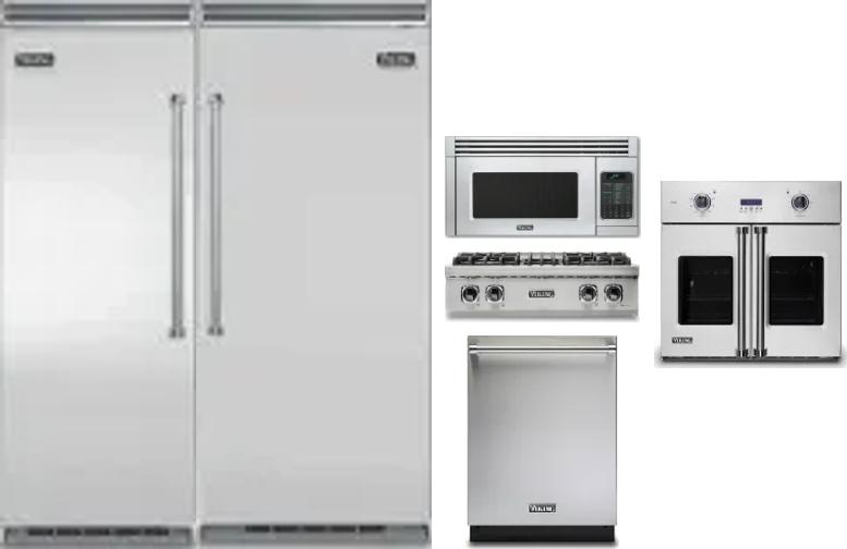 6 Piece Package Includes Refrigerator, Freezer, Cooktop, Wall Oven, Microwave And Dishwasher