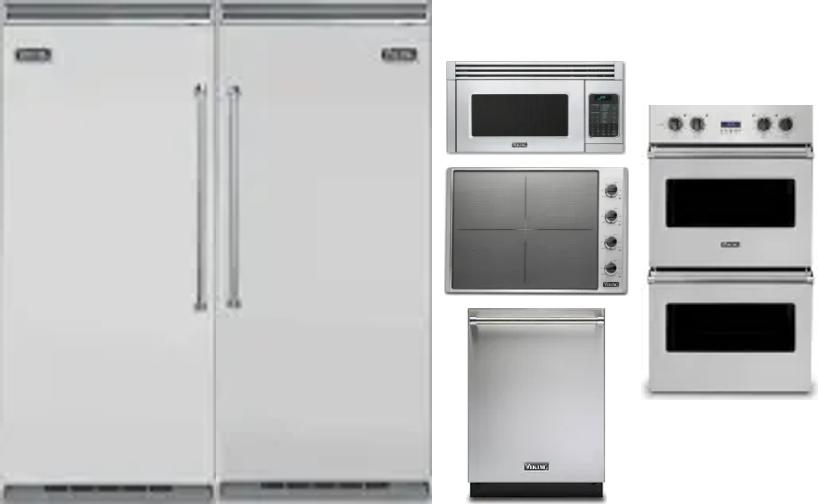 6 Piece Package Includes Refrigerator, Freezer, Cooktop, Wall Oven, Microwave And Dishwasher