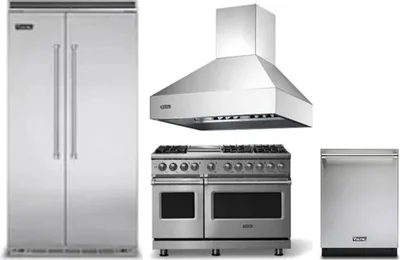 4 Piece Package Includes Refrigerator, Range, Hood And Dishwasher