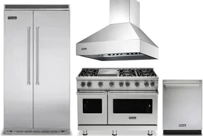 4 Piece Package Includes Refrigerator, Range, Hood And Dishwasher