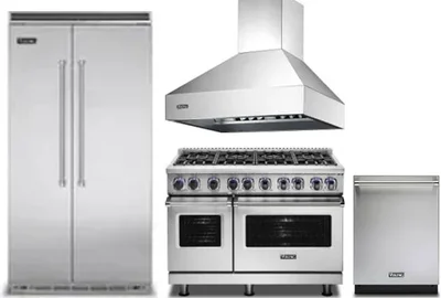 4 Piece Package Includes Refrigerator, Range, Hood And Dishwasher