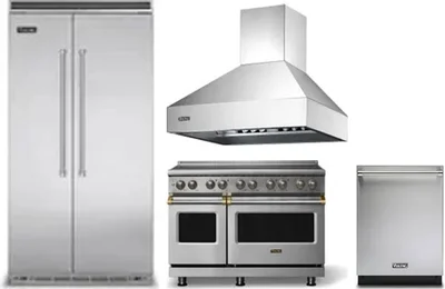 4 Piece Package Includes Refrigerator, Range, Hood And Dishwasher