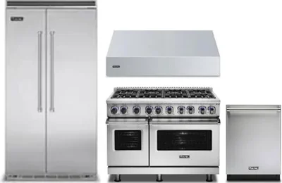 4 Piece Package Includes Refrigerator, Range, Hood And Dishwasher