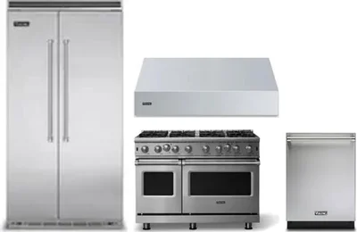 4 Piece Package Includes Refrigerator, Range, Hood And Dishwasher
