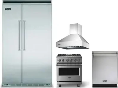 4 Piece Package Includes Refrigerator, Range, Hood And Dishwasher