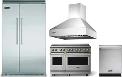 4 Piece Package Includes Refrigerator, Range, Hood And Dishwasher