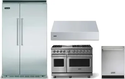 4 Piece Package Includes Refrigerator, Range, Hood And Dishwasher