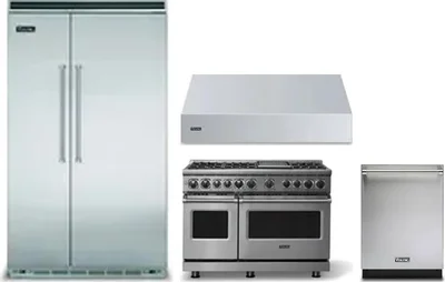 4 Piece Package Includes Refrigerator, Range, Hood And Dishwasher