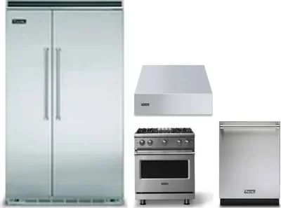 4 Piece Package Includes Refrigerator, Range, Hood And Dishwasher