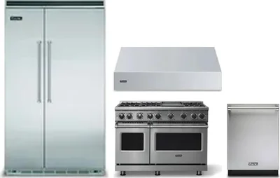 4 Piece Package Includes Refrigerator, Range, Hood And Dishwasher