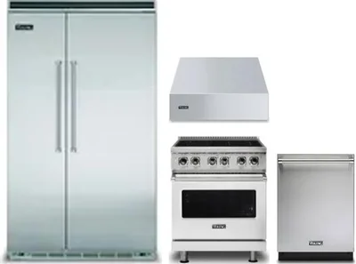 4 Piece Package Includes Refrigerator, Range, Hood And Dishwasher
