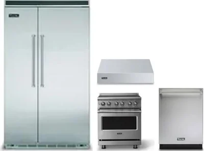 4 Piece Package Includes Refrigerator, Range, Hood And Dishwasher