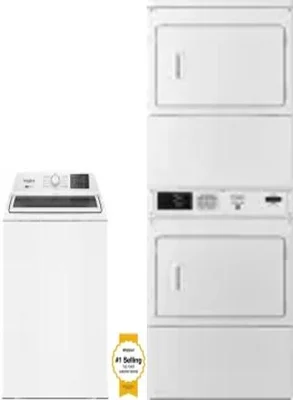 Side by Side Washer & Dryer Set