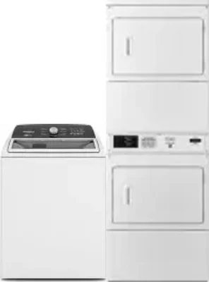 Side by Side Washer & Dryer Set