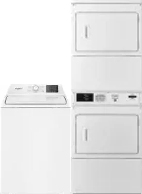 Side by Side Washer & Dryer Set