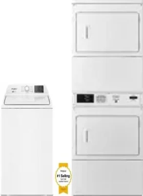 Side by Side Washer & Dryer Set