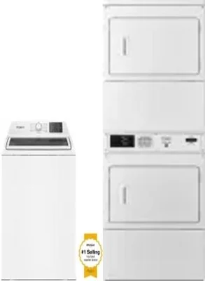 Side by Side Washer & Dryer Set