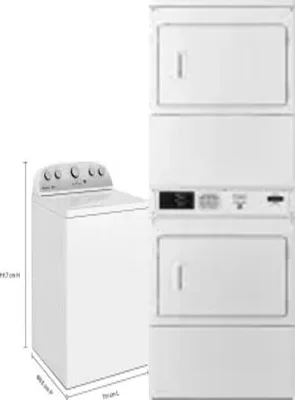 Side by Side Washer & Dryer Set