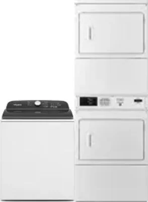 Side by Side Washer & Dryer Set