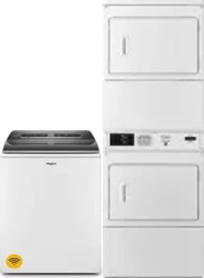 Side by Side Washer & Dryer Set