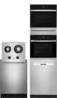 4 Piece Package Includes Refrigerator, Cooktop, Wall Oven And Dishwasher