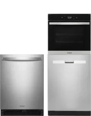 4 Piece Package Includes Refrigerator, Cooktop, Wall Oven And Dishwasher