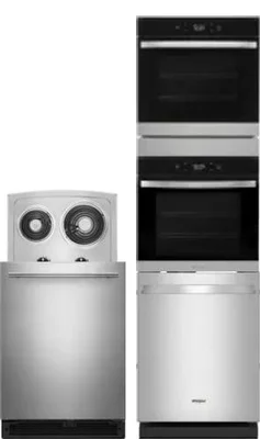 4 Piece Package Includes Refrigerator, Cooktop, Wall Oven And Dishwasher