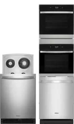 4 Piece Package Includes Refrigerator, Cooktop, Wall Oven And Dishwasher