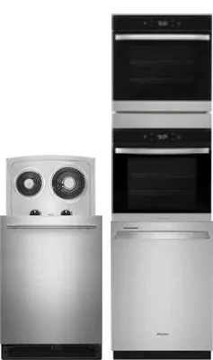 4 Piece Package Includes Refrigerator, Cooktop, Wall Oven And Dishwasher