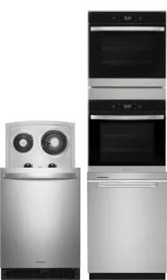 4 Piece Package Includes Refrigerator, Cooktop, Wall Oven And Dishwasher