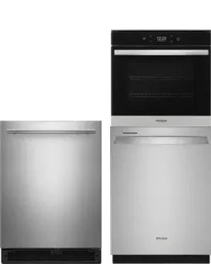 4 Piece Package Includes Refrigerator, Cooktop, Wall Oven And Dishwasher