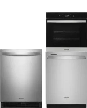 4 Piece Package Includes Refrigerator, Cooktop, Wall Oven And Dishwasher