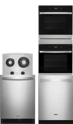 4 Piece Package Includes Refrigerator, Cooktop, Wall Oven And Dishwasher