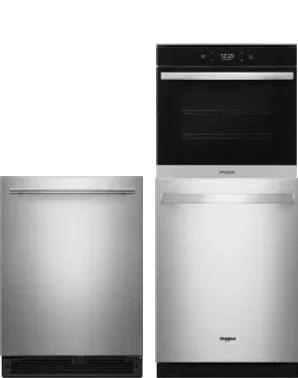 4 Piece Package Includes Refrigerator, Cooktop, Wall Oven And Dishwasher