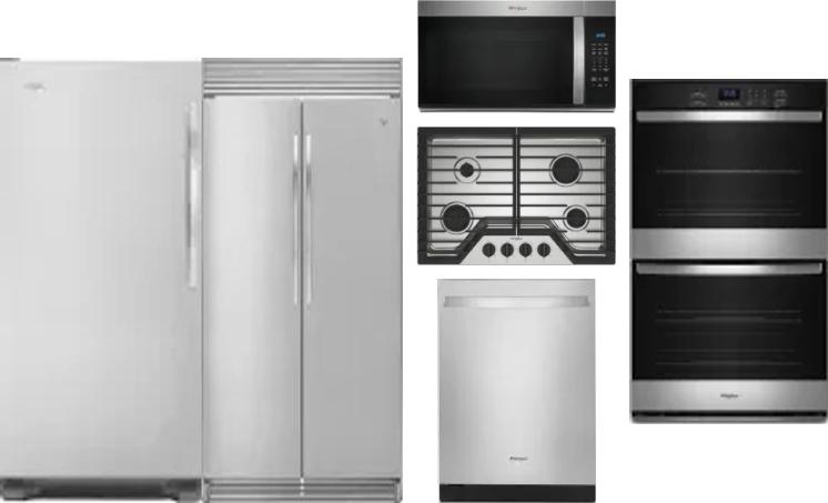 6 Piece Package Includes Refrigerator, Freezer, Cooktop, Wall Oven, Microwave And Dishwasher