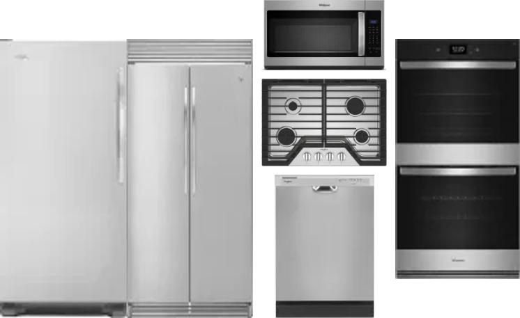 6 Piece Package Includes Refrigerator, Freezer, Cooktop, Wall Oven, Microwave And Dishwasher