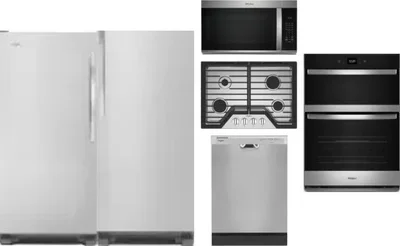 6 Piece Package Includes Refrigerator, Freezer, Cooktop, Wall Oven, Microwave And Dishwasher