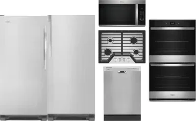 6 Piece Package Includes Refrigerator, Freezer, Cooktop, Wall Oven, Microwave And Dishwasher