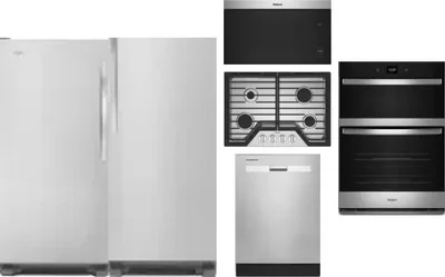 6 Piece Package Includes Refrigerator, Freezer, Cooktop, Wall Oven, Microwave And Dishwasher